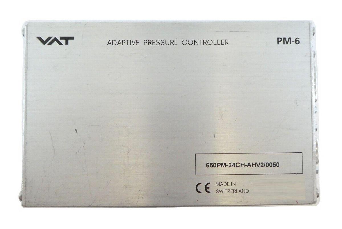 Used VAT 650PM-24CH-AHV2 Adaptive Pressure Controller PM-6 Working Surplus