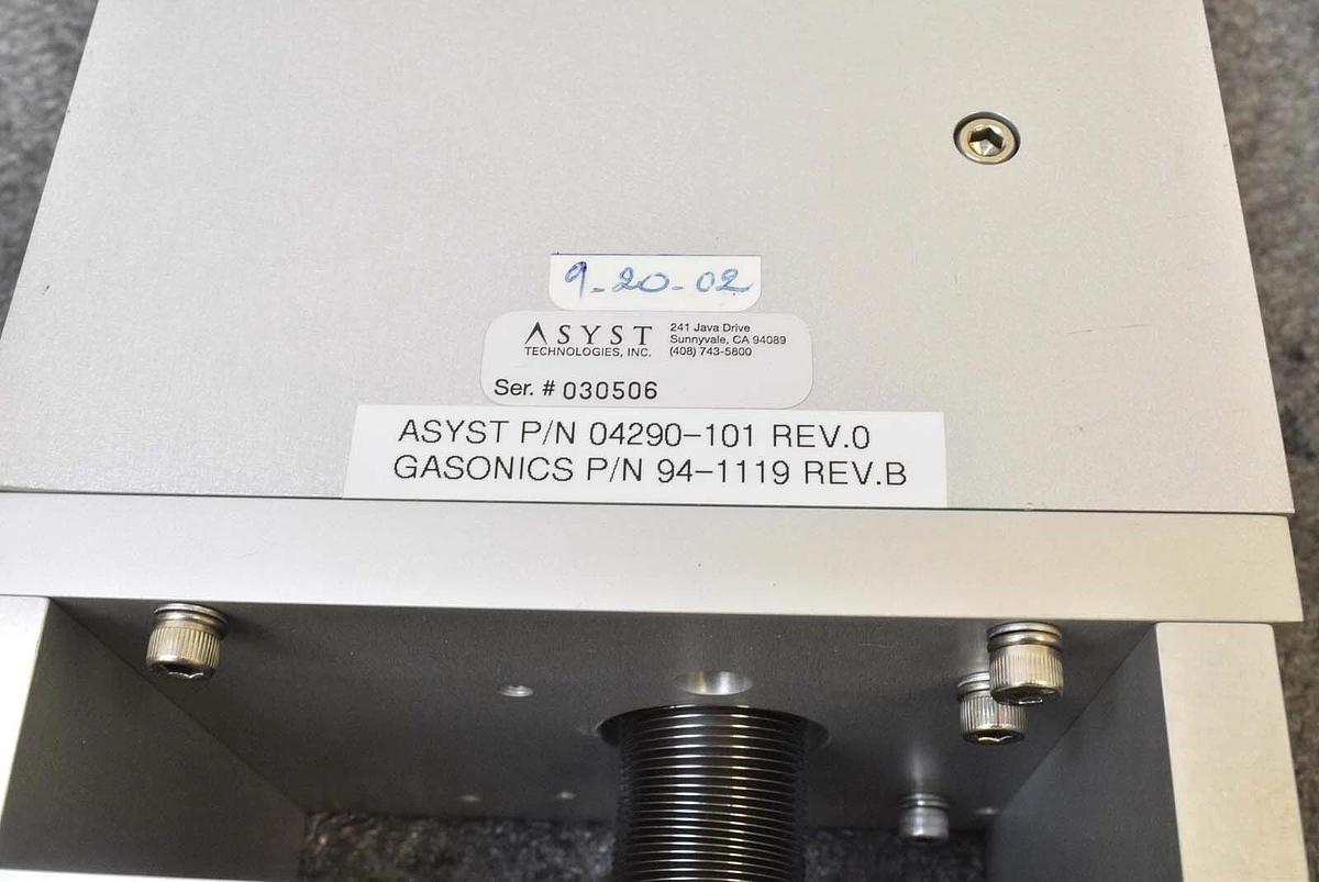 Used Asyst 04290-101 Load Lock Elevator