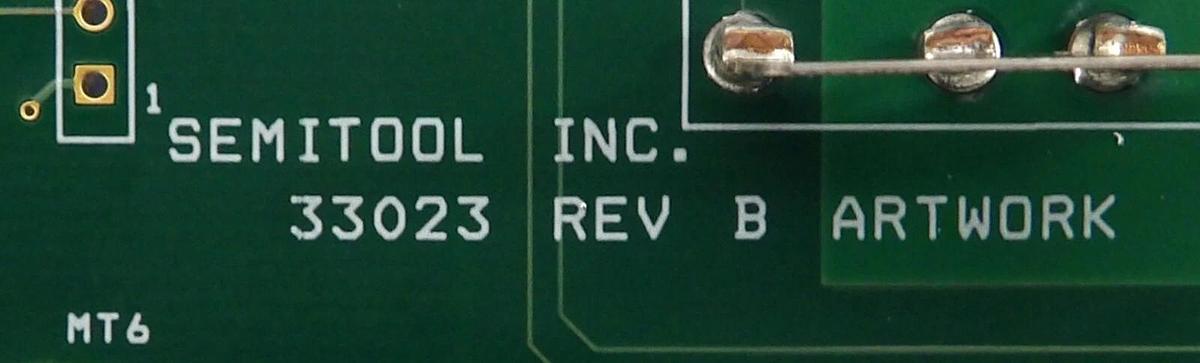 Used Semitool 33023 Automation Interface PCB Assembly Working Surplus