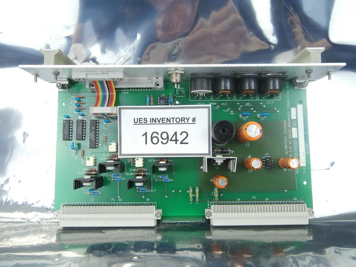 Used Ultratech Stepper 03-20-04930-01 GEN I/O #2 Drive Breakout Transition PCB Card
