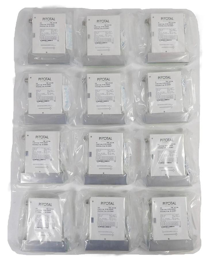 Used Pivotal Systems 32-03407 Mass Flow Controller MFC AMAT 0190-62524 Lot of 12 New