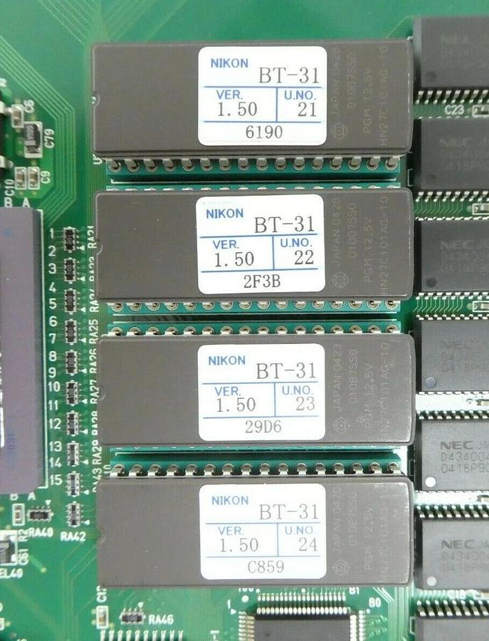 Used Nikon 4S015-173-Ⓒ CPU Processor PCB Card NK-C304-40 NSR Needs Capacitor As-Is