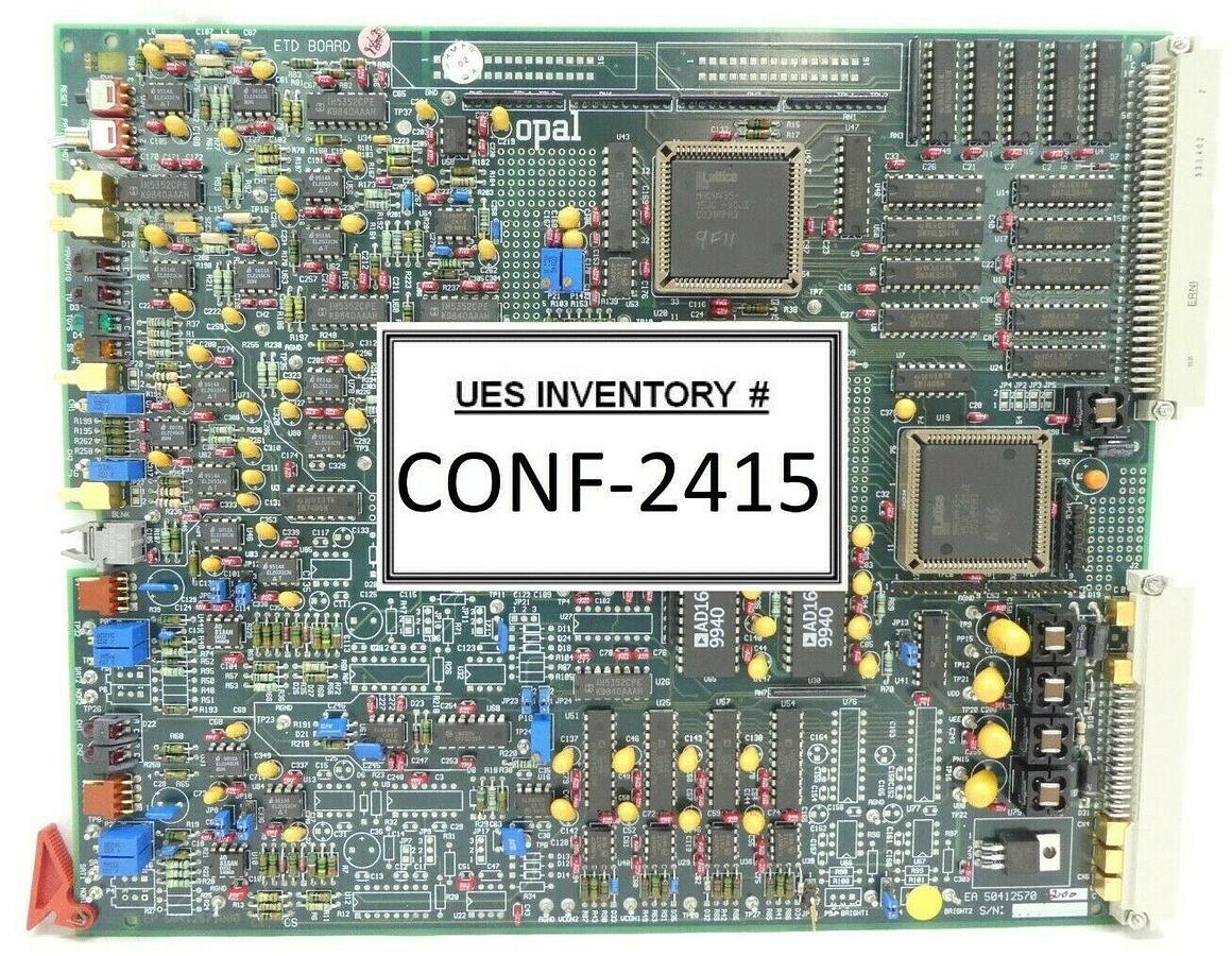 Used Opal 50412570-200 ETD Board PCB Working Surplus