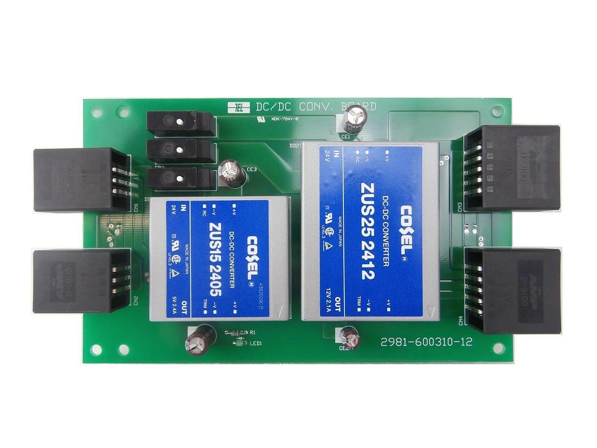 Used TEL Tokyo Electron 2981-600310-12 DC/DC Converter Board PCB ACT12 Working