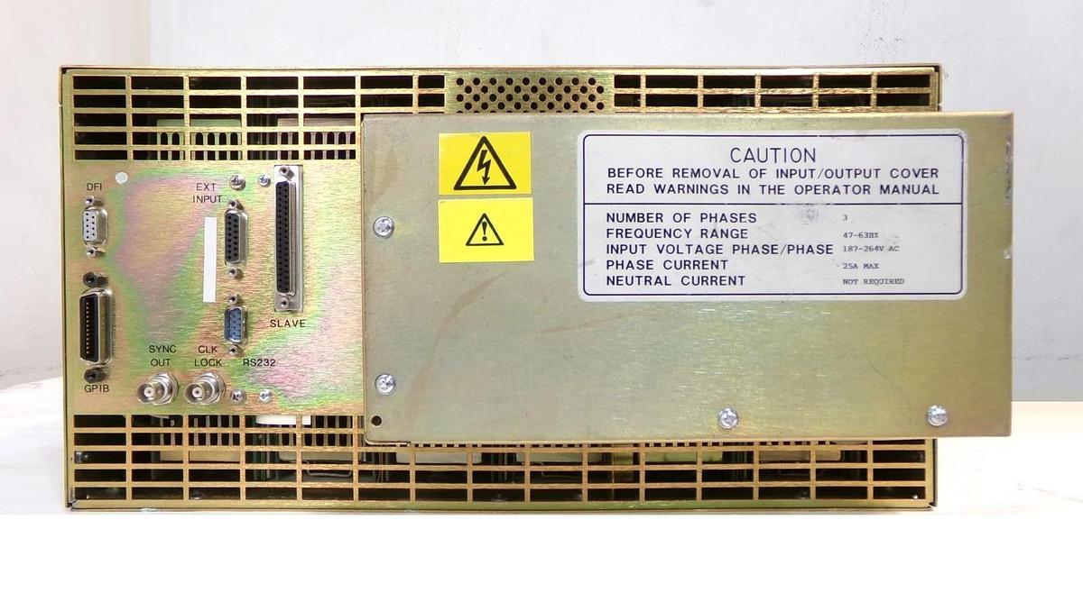Used Elgar SW5250A-3-3-2 SmartWave Industrial Power Source SW5250A Damaged Untested