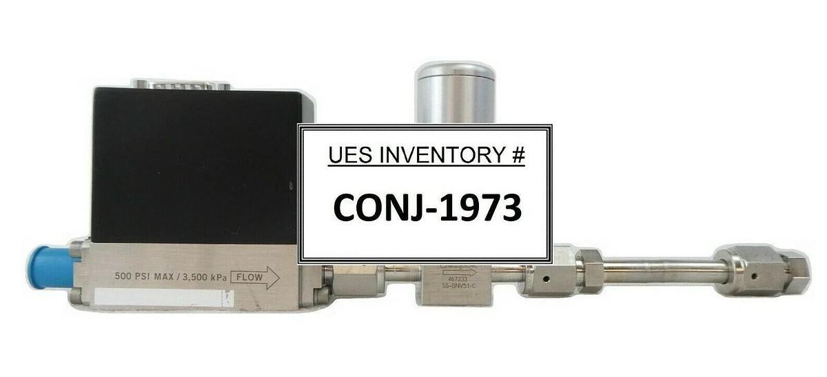 Used Kinetics 800-802-1002 Mass Flow Controller MFC Swagelok SS-BNV51-C Working Spare