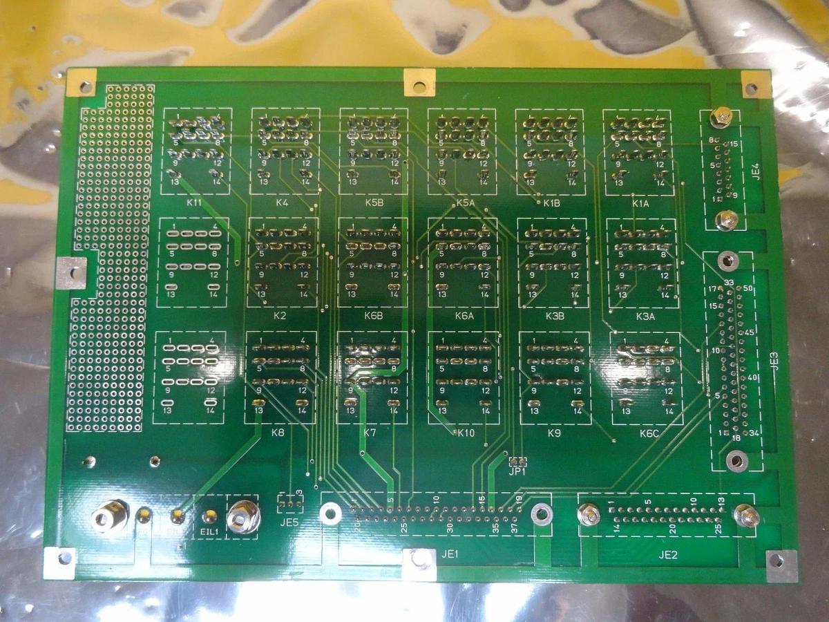 Used Nikon CS017-008 Relay Control Board PCB KSN-1 NSR-S204B Step-and-Repeat Used
