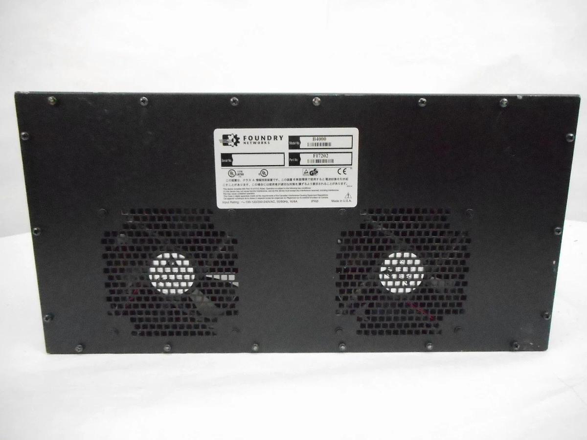 Used Foundry Networks FI7202 FastIron II Switch B4000 FI12GM FI24E Working Surplus