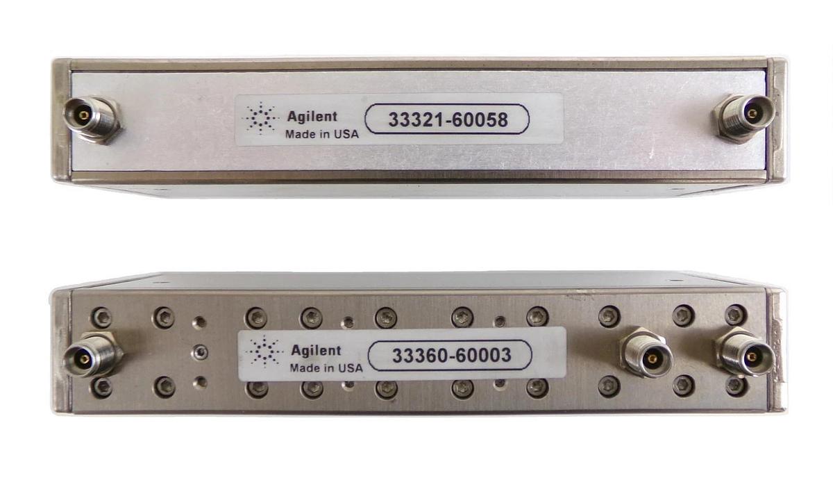 Used Agilent Technologies E4440A Attenuator Set of 2 33360-60003 33321-60058 Surplus