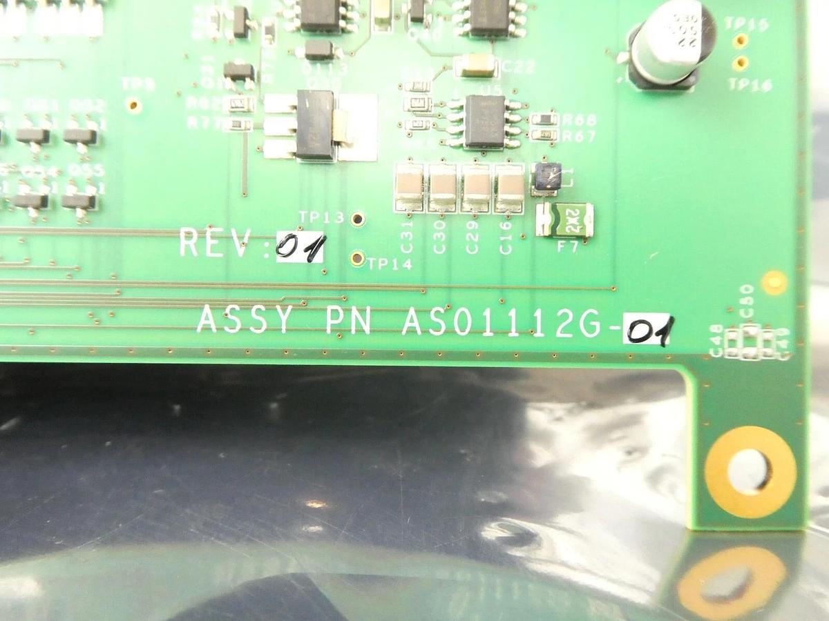Used MKS Instruments AS01112G-01 Tahoe HVM PVD CIOC Interlock PCB Working Surplus