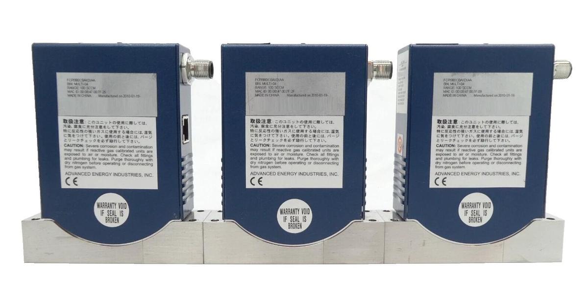 Used Aera PI-98 Mass Flow Controller MFC H2 Reseller Lot of 11 Working Surplus