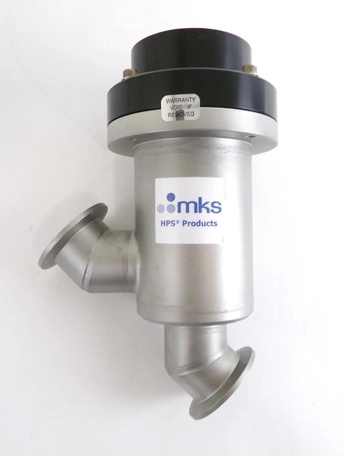 Used MKS Instruments 100016770 UHV Angle Valve Reseller Lot of 2 Working Surplus