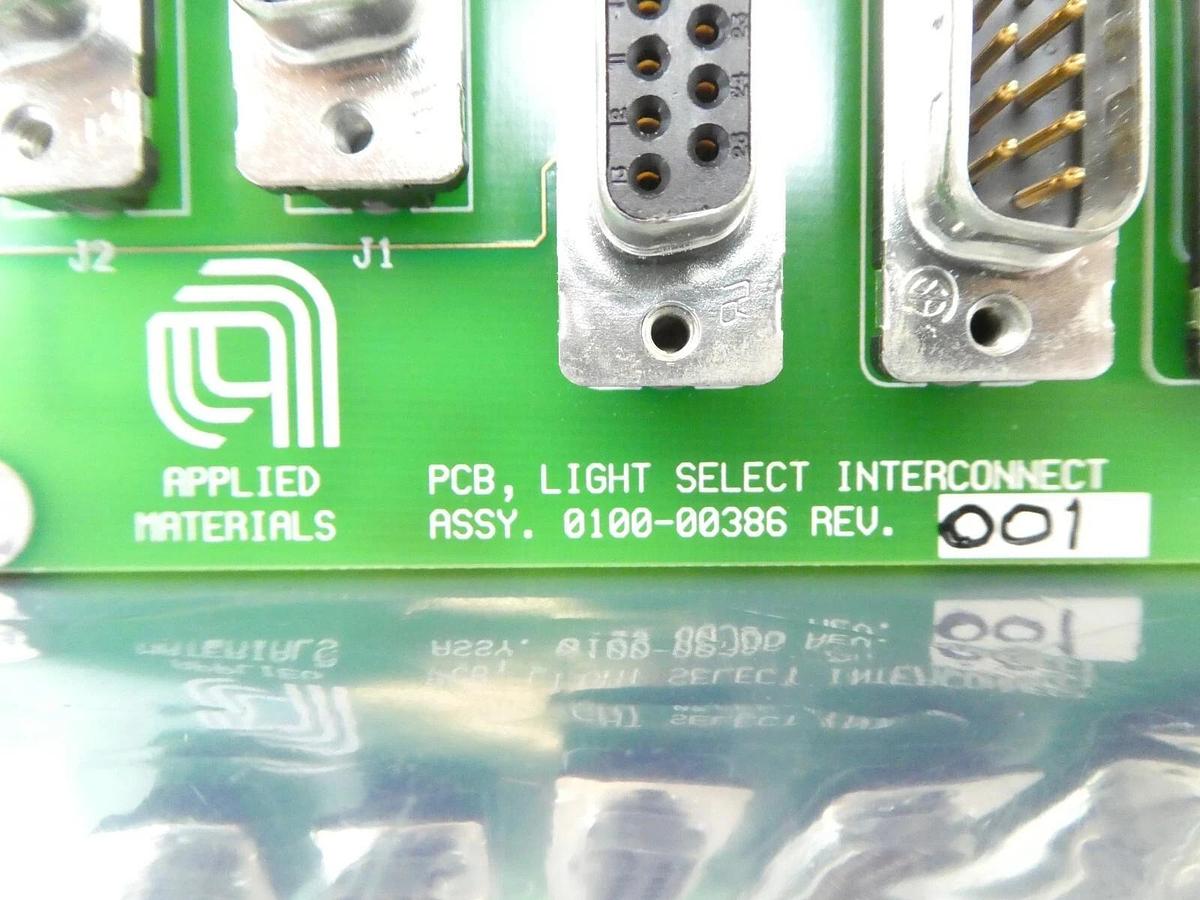 Used AMAT Applied Materials 0100-00386 Light Select Interconnect PCB Working Surplus