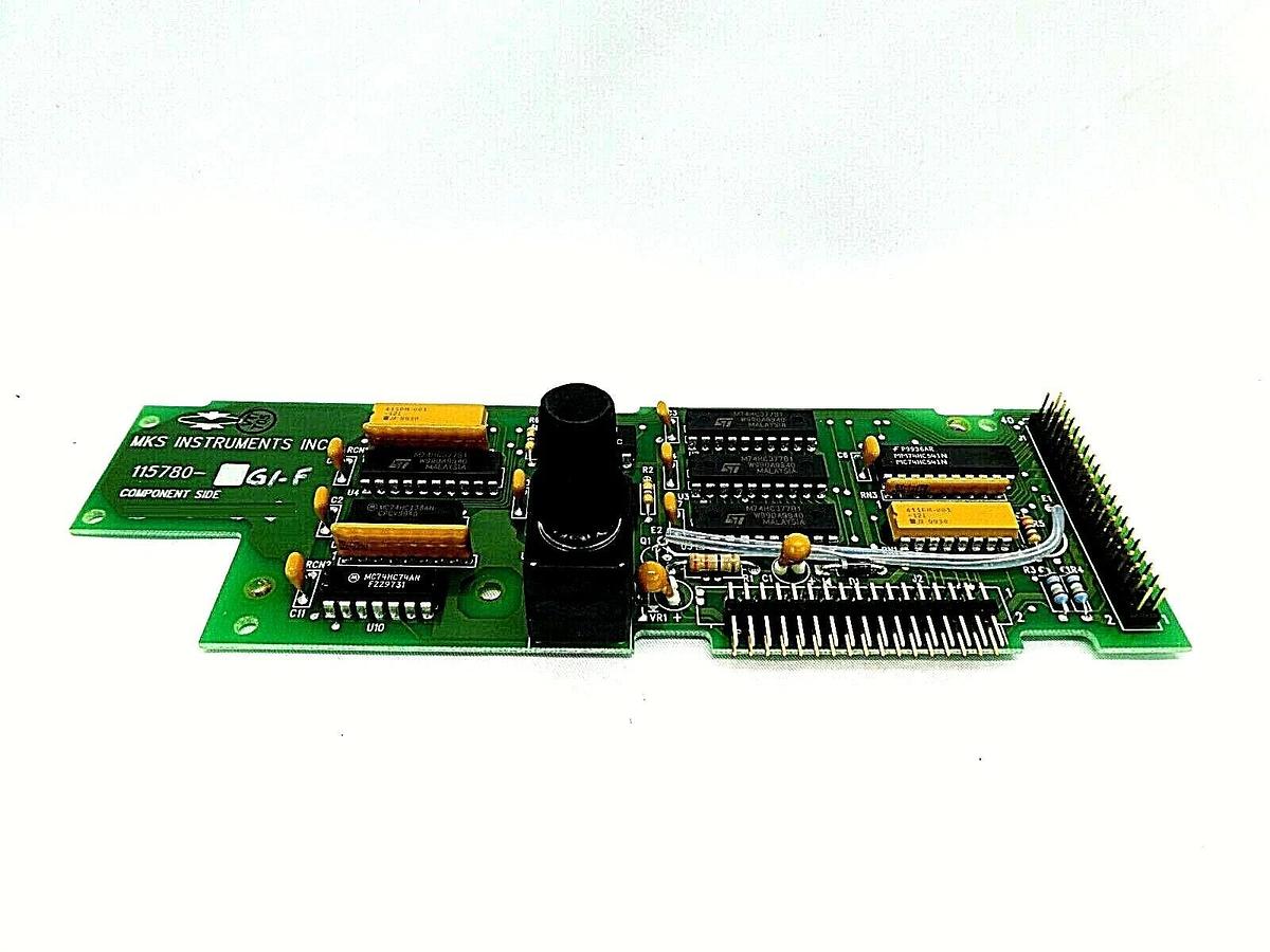 Used MKS Instruments 115780-G1-F Display Panel Knob Interface PCB Board 115779-B