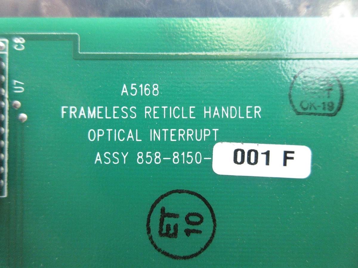 Used SVG Silicon Valley Group 858-8150-001 Interface PCB Card Rev. F 90S Used Working