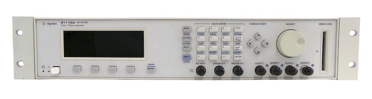 Used Agilent 81110A Pulse Pattern Generator 165/330 MHz with 81111A Modules Surplus