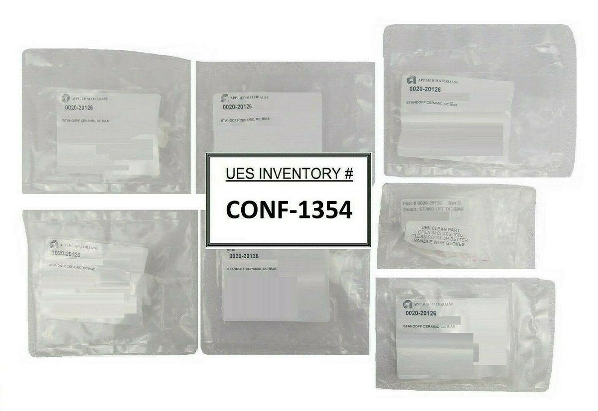 Refurbished AMAT Applied Materials 0020-20126 DC Bias Ceramic Standoff Lot of 7 Refurbished