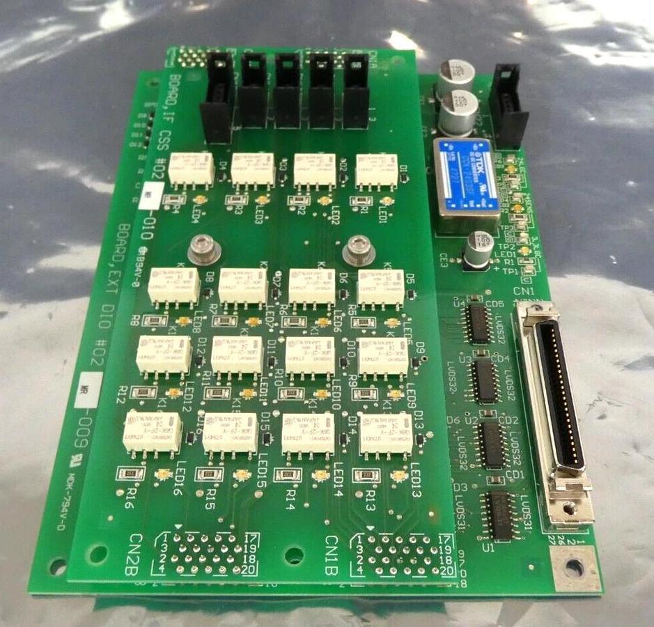 Used TEL Tokyo Electron EXT DIO #02 PCB Board MR-009 Lithius Working Surplus