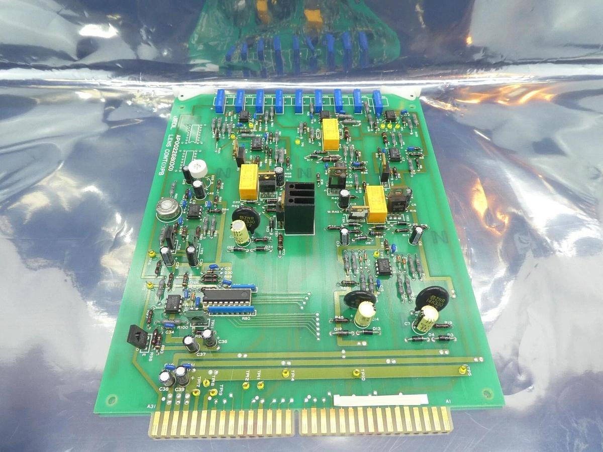 Used JEOL AP002268(00) Lens Control PCB Card LENS CONT(1)PB JSM-6300F SEM Working