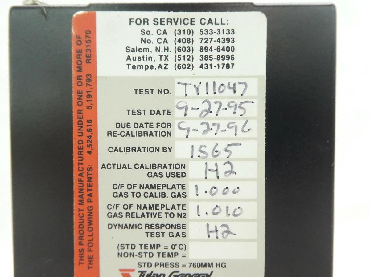 Used Tylan FC-2900MEP Mass Flow Controller MFC 20 SLPM H2 2900 Series Working Spare