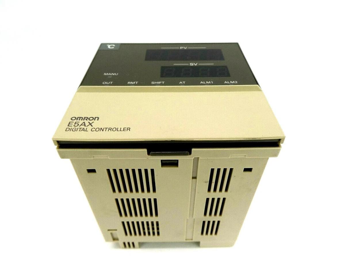 Used Omron E5AX-LA02 Digital Process Temperature Humidity Controller °C Working Spare
