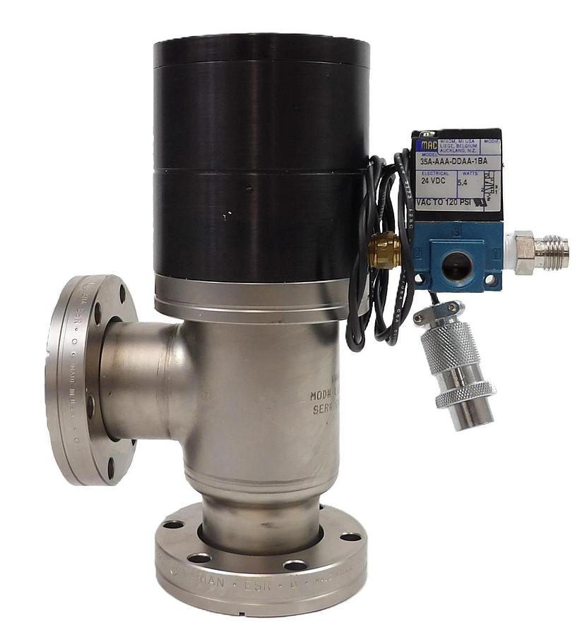 Used Varian L6591-330 Pneumatic Angle Valve Working