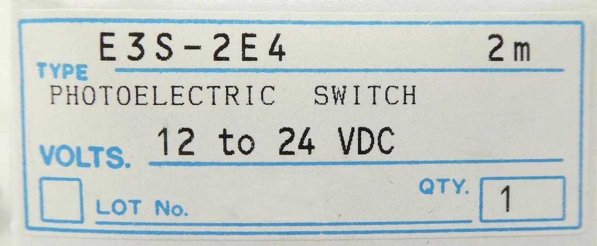 Omron E3S-2E4 2m Photoelectric Switch Varian VSEA 4824004 Reseller Lot of 3 New
