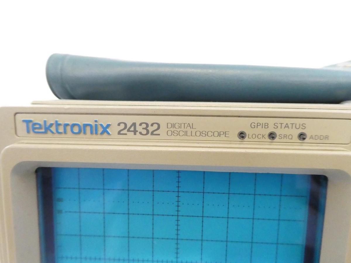 Used Tektronix 2432 300 MHz 2-Channel Portable Digital Oscilloscope Spare Surplus