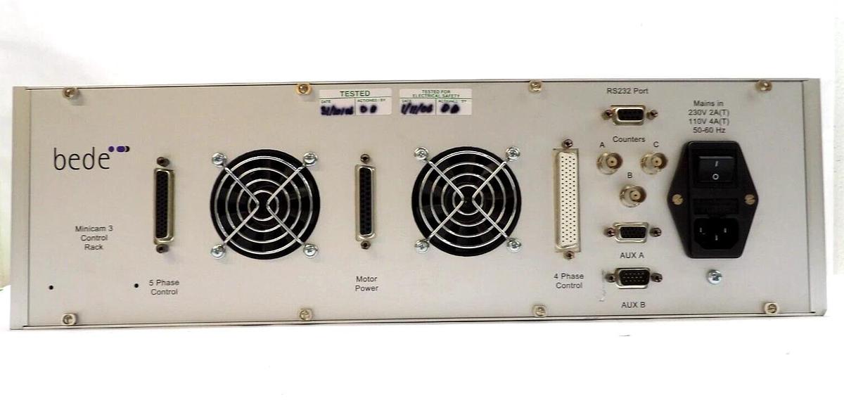 Used Bede Scientific Minicam 3 Interface Control Rack Module Working Surplus