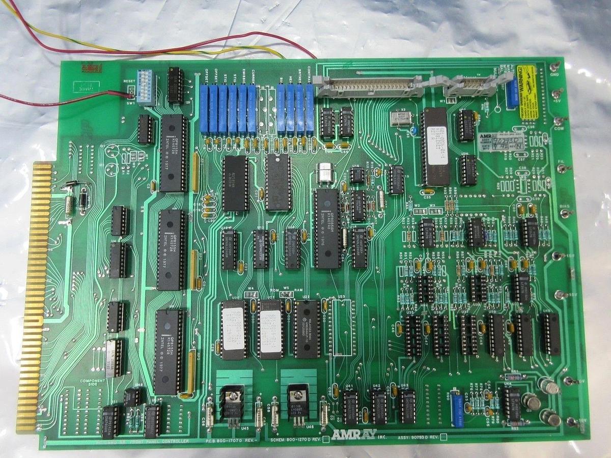 Used Amray 90793D PC Card Front Panel Controller 800-1707D PCB Used Working