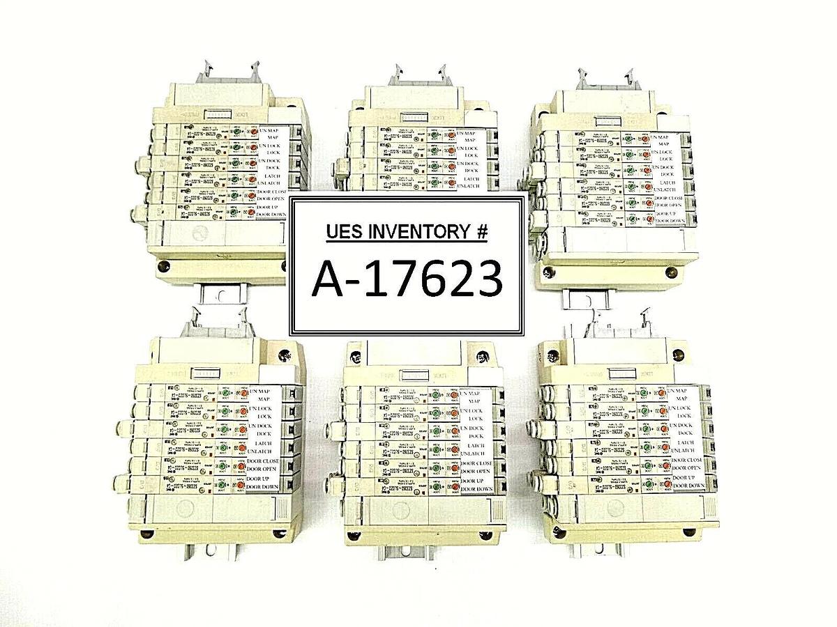 Used SMC 6-Port Pneumatic Manifold SZ3260-5LOZD-C4 SZ3360-5LOZD-C4 Lot of 6 Working