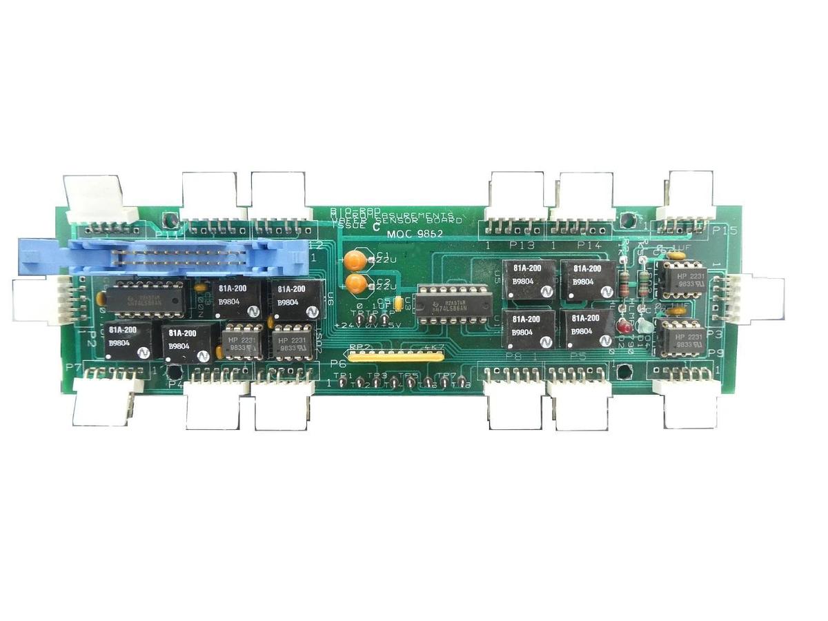 Used Bio-Rad MOC 9852 Wafer Sensor PCB Quaestor Q7 Overlay Measurement System Working