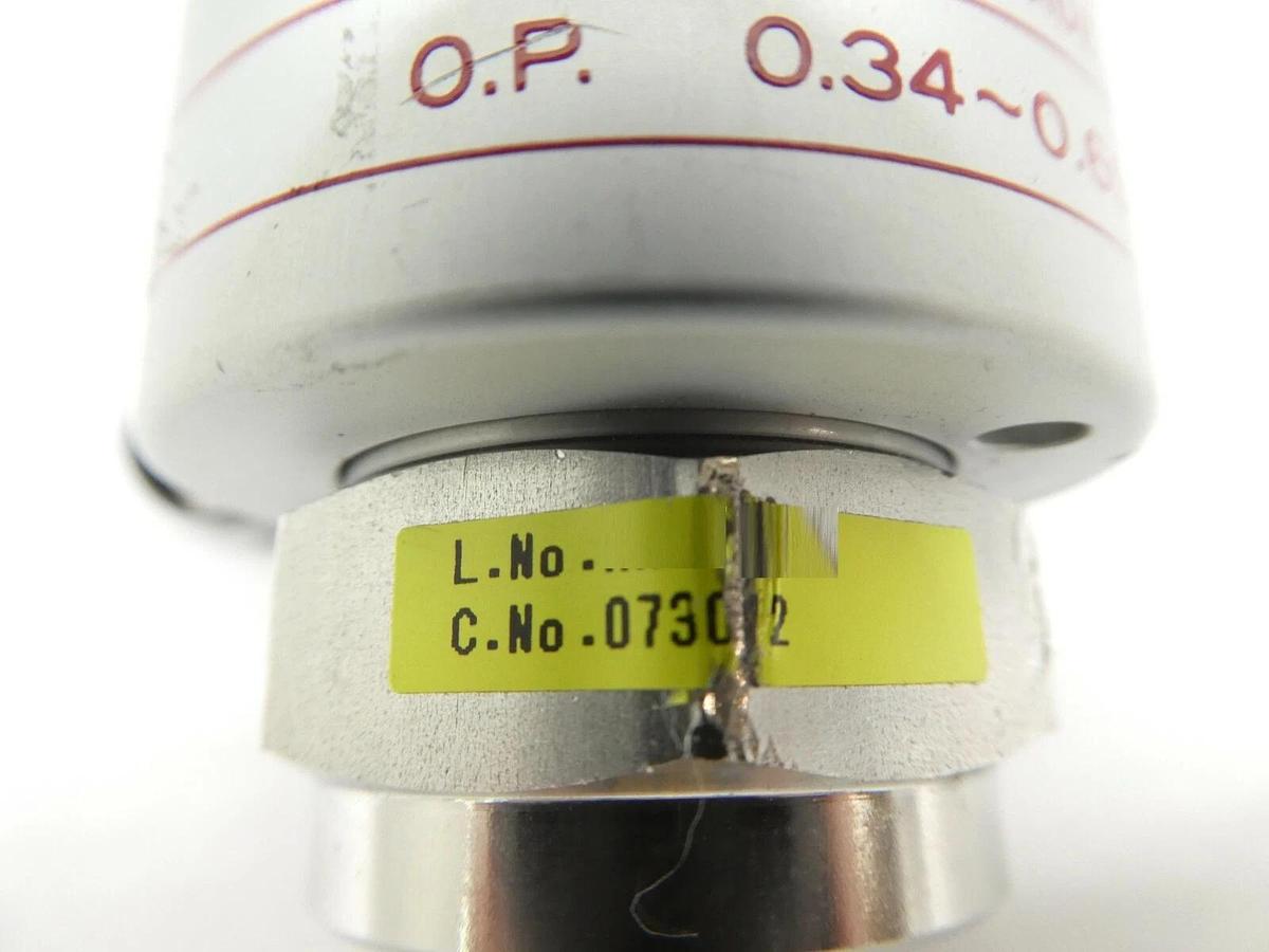 Used Fujikin 073012 Globe Type Bellows Valve 0.34 ~ 0.69MPa N.C. Lot of 3 Working