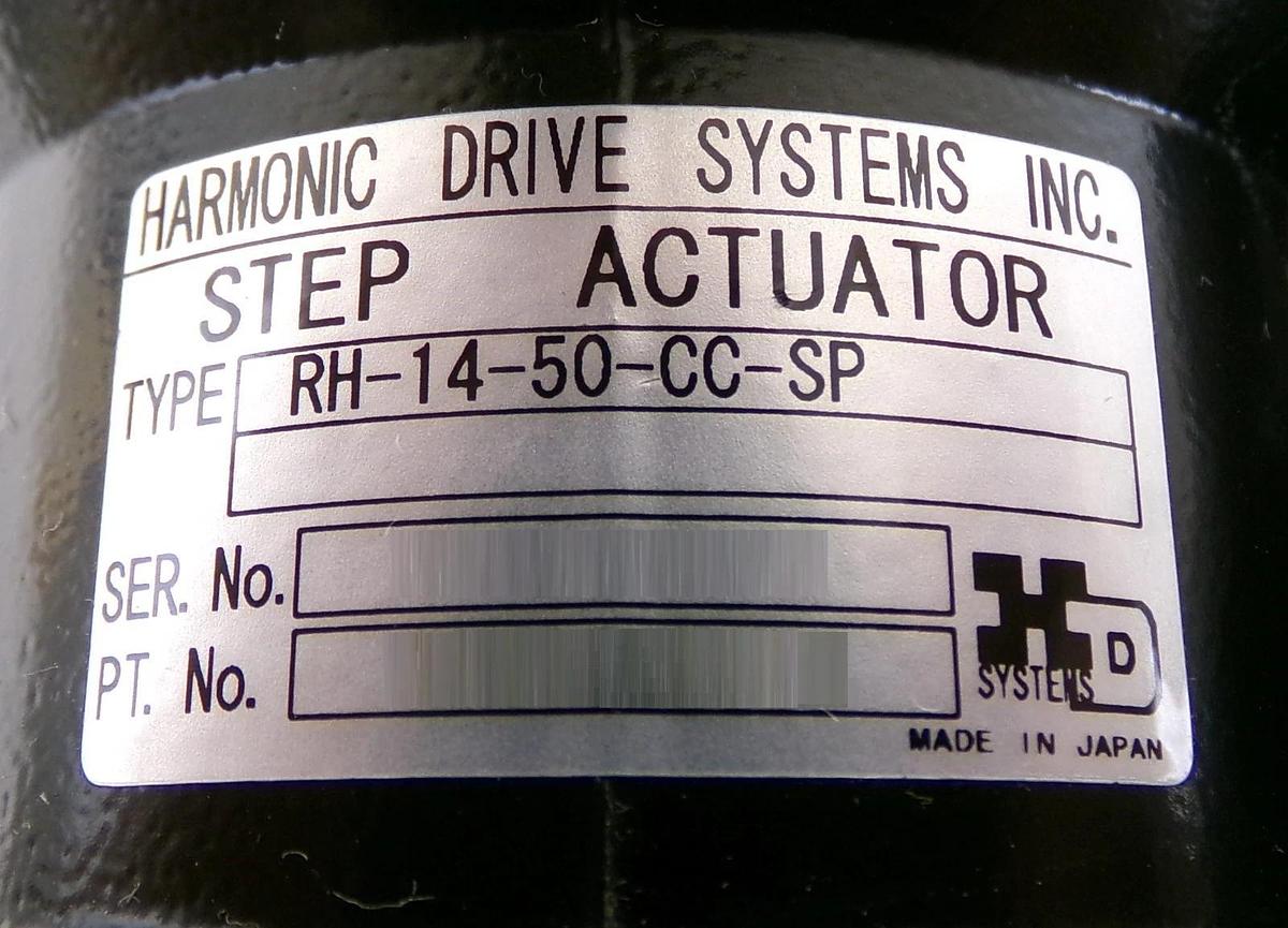 Used Harmonic Drive RH-14-50-CC-SP DC Servo Step Actuator Lot of 2 Working