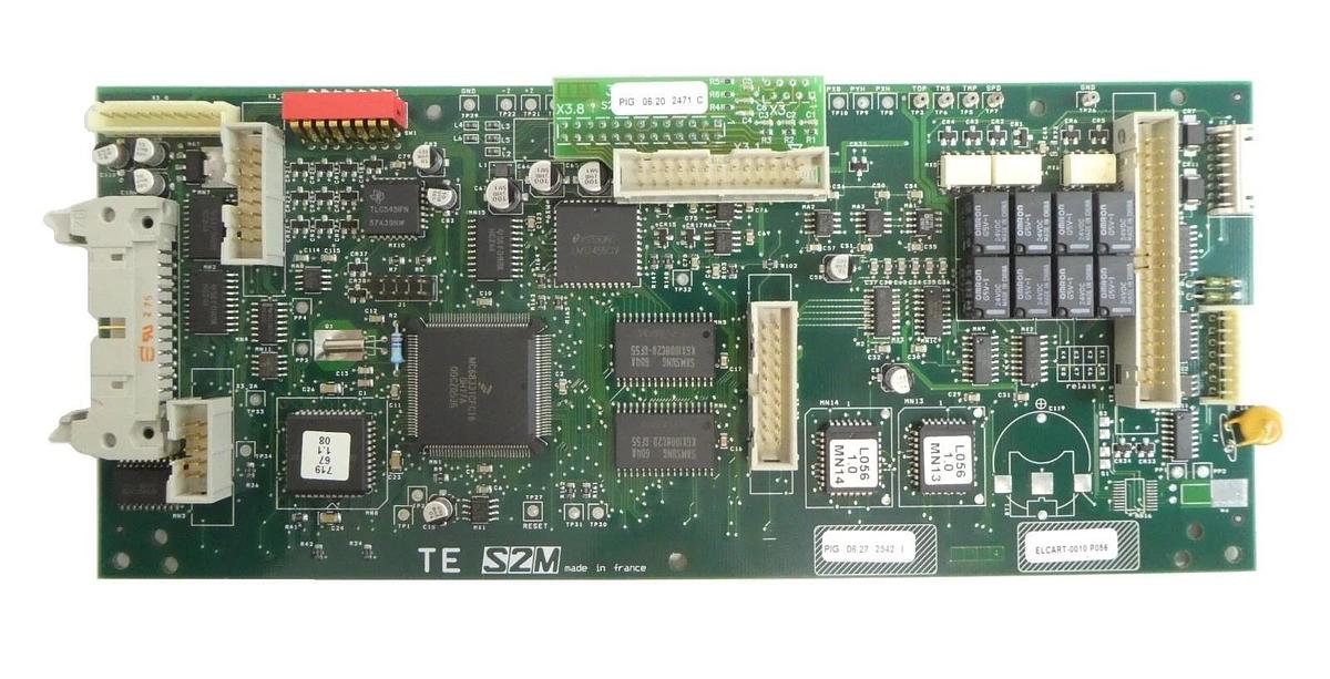 Used BOC Edwards PIG 06.27 2542 I Turbomolecular Pump Control Interface SCU 750 PCB