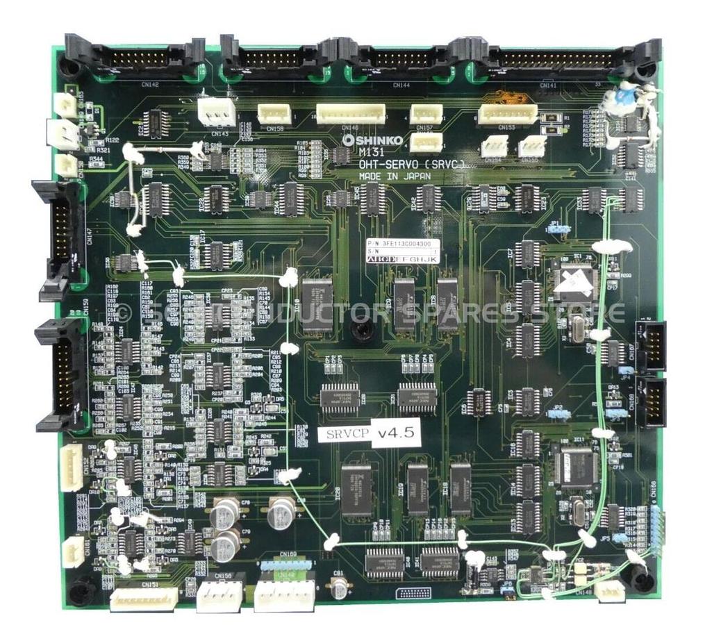 Used Shinko Electric 3FE113C004300 PCB OHT-SERVO (SRVC) M131 SRVCP v4.5 Ver. 4.5