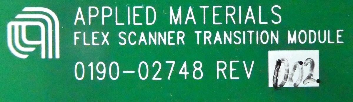 Used AMAT Applied Materials 0190-02748 Flex Scanner Transition Module PCB Working