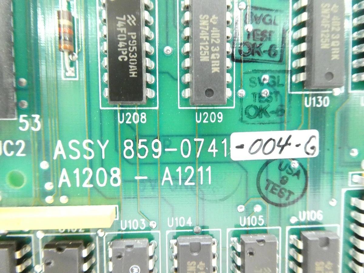 Used ASML 859-0741-004-G Interface Board PCB Card A1208 - A1211 Broken Tab Working