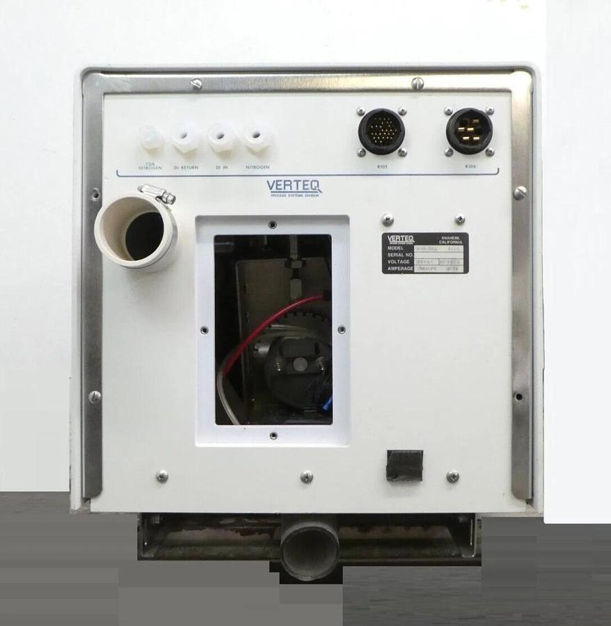 Used Verteq Process System 1600-55A SRD Spin Rinse Dryer SUPERCLEAN 1600 Untested
