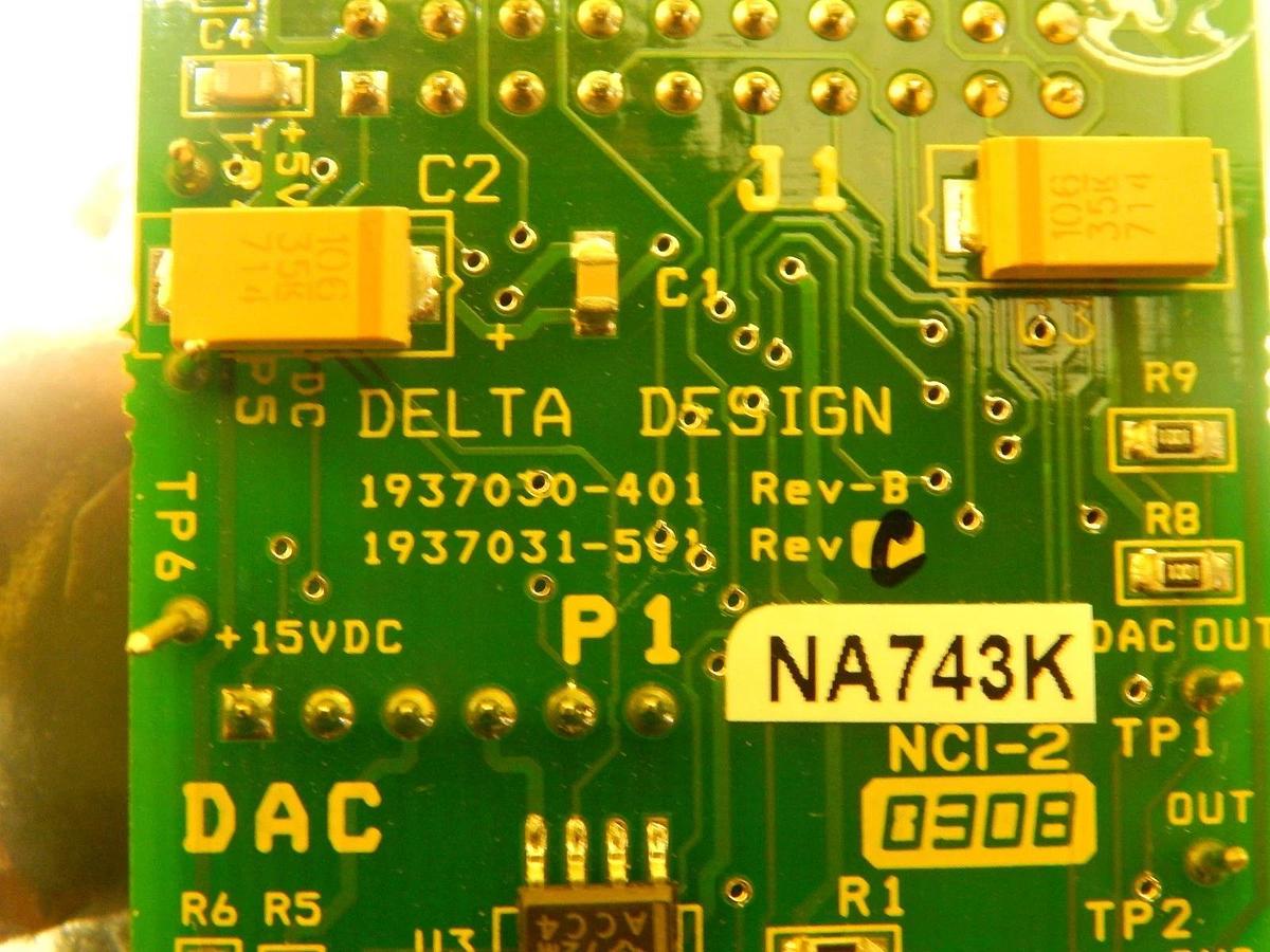 Used Delta Design 1937031-501 DAC P1 Interface Board PCB Reseller Lot of 2 Used
