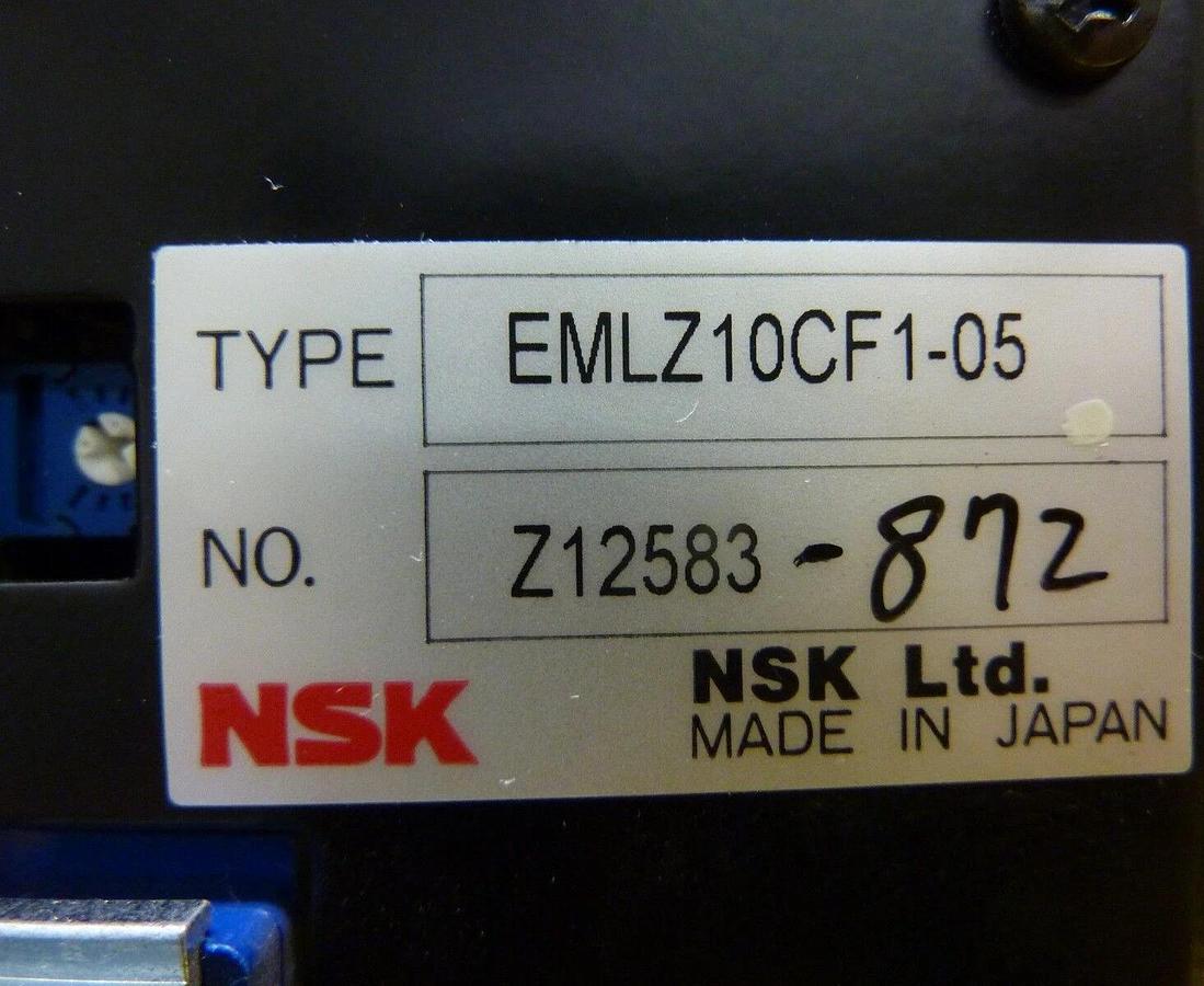 Used NSK EMLZ10CF1-05 Servo Drive Motion Controller Robot Automation Working Surplus