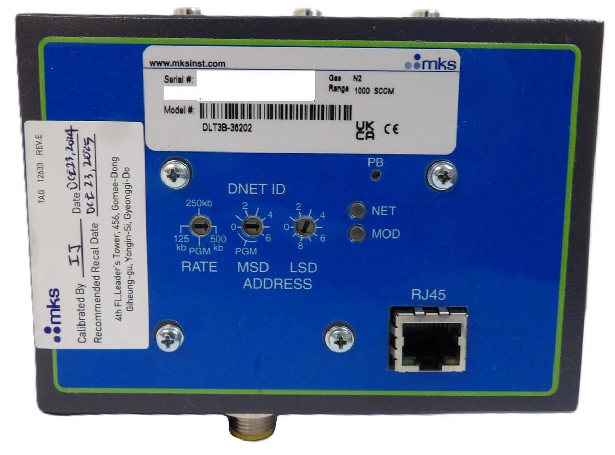 Used MKS Instruments DLT4B-34749 Flow Ratio Controller Delta III Working Surplus