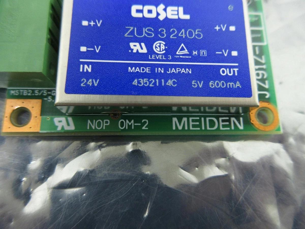Used Meiden JZ91Z-11 Isolated DC/DC Converter PCB SU18A30191 Used Working