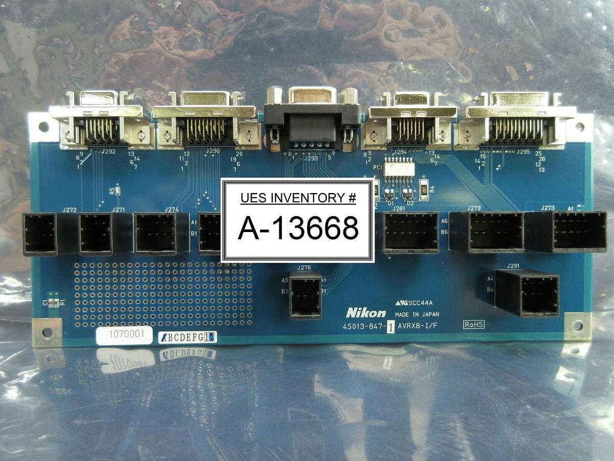 Used Nikon 4S013-847-1 Interface Board PCB AVRX8-I/F NSR-S620D ArF Immersion Used