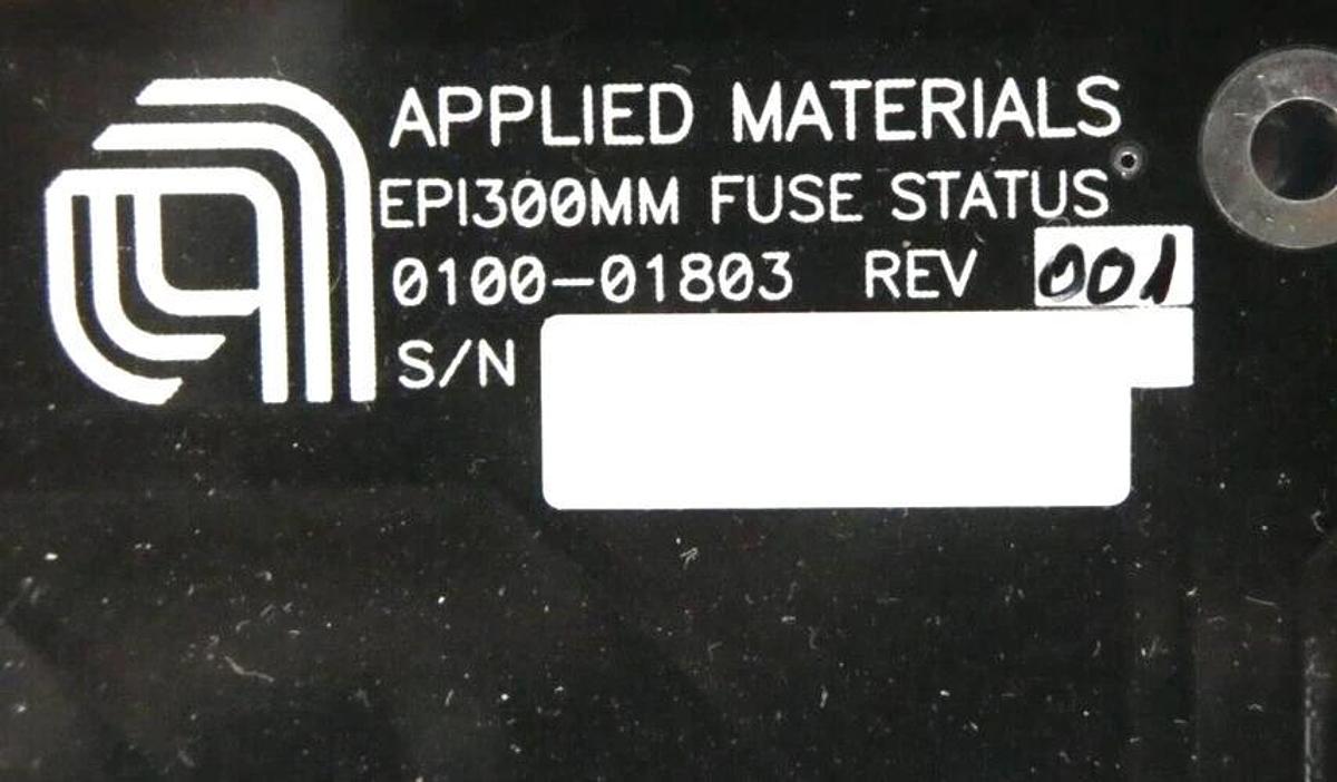 Used AMAT Applied Materials 0015-02030 EPI 300mm Fuse Status PCB Lot of 2 Working