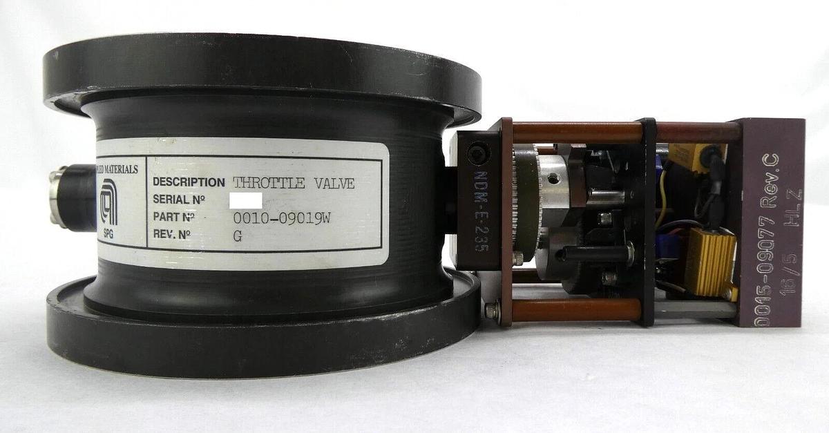 Used AMAT Applied Materials 0010-09019W 5000 Etch Throttle Valve P5000 Working Spare