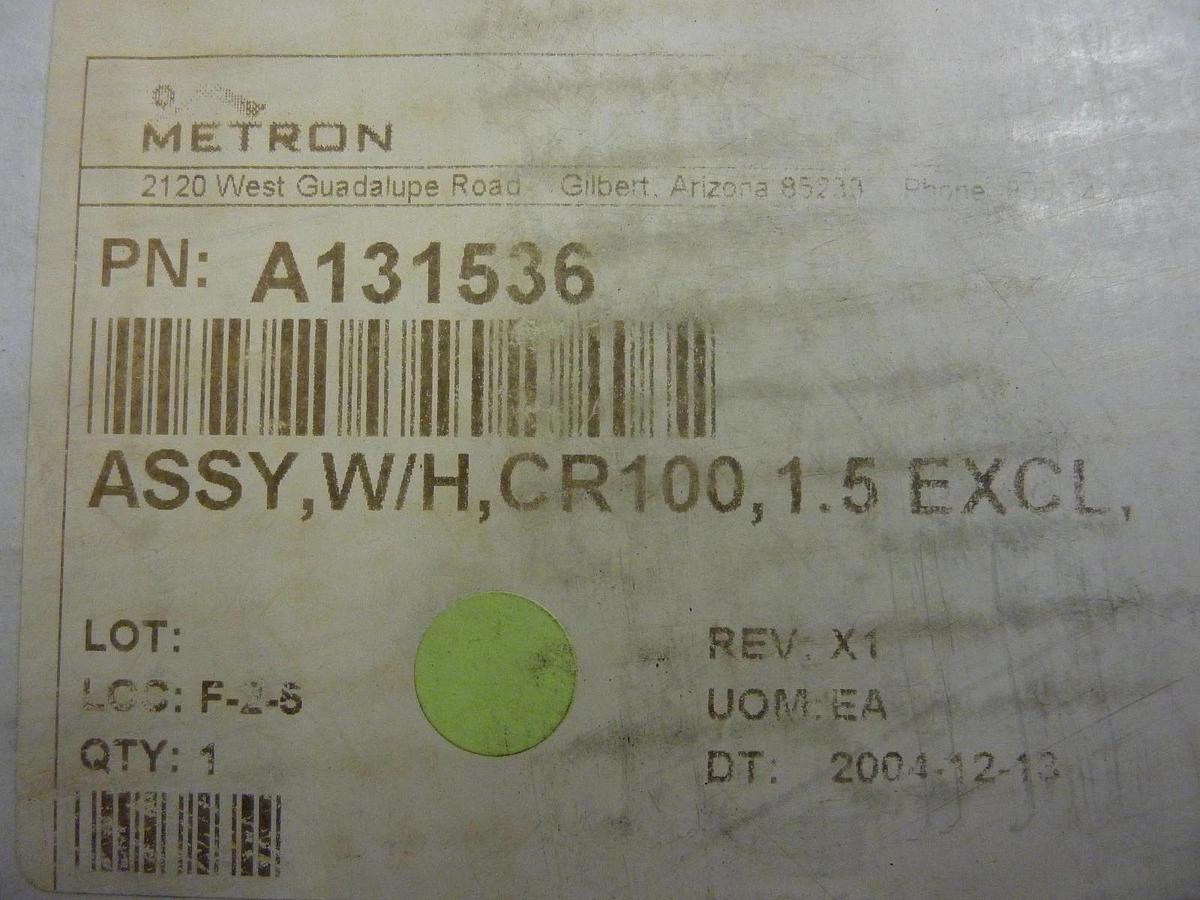 TEL Tokyo Electron D127847 100mm Wafer Holder Assembly Metron A131536 New Spare