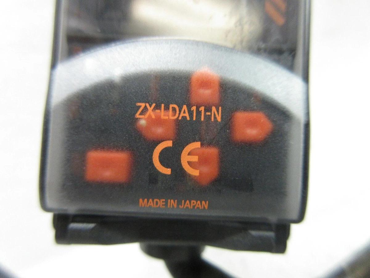 Used Omron ZX-LDA11-N Laser Sensor Amplifier ZX Series Used Working