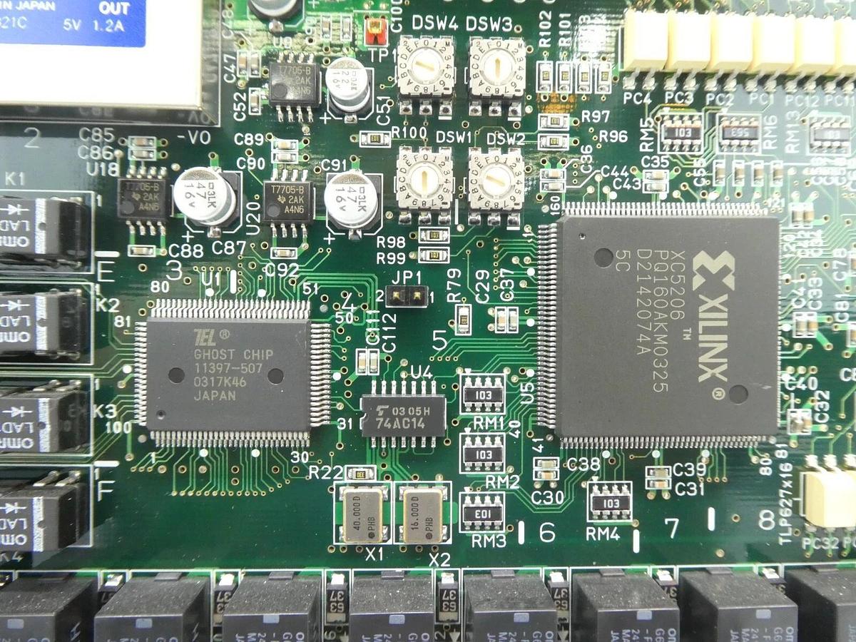 Used TEL Tokyo Electron 1181-000826-14 PCB DIO16-3 1188-000008-11 Lithius Working