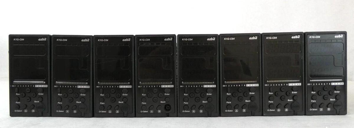 Used Azbil K1G-C04 Measurement Sensor Controller Reseller Lot of 8 Working Surplus